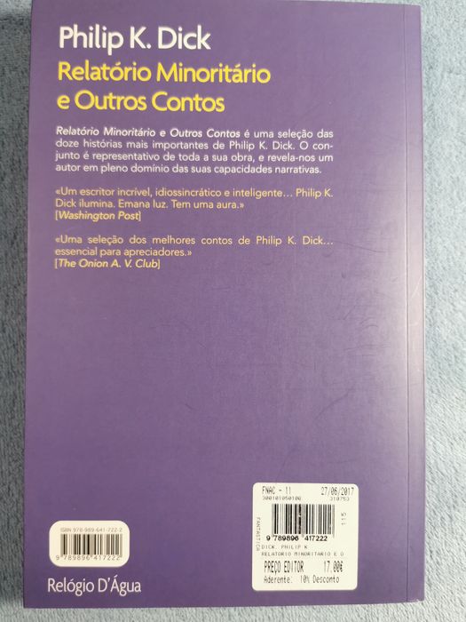 Relatório minoritário - Philip K. Dick