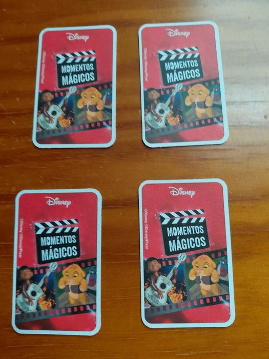 Cartas Momentos mágicos com a Disney