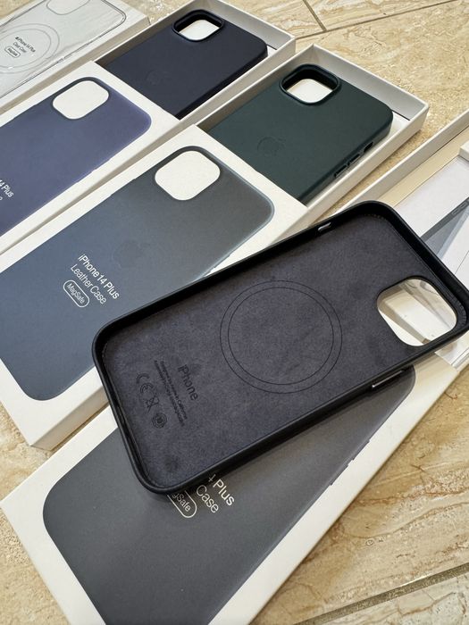Чехол кожаний Iphone 14 Plus , 15 Plus,ціна за всі лот 4шт