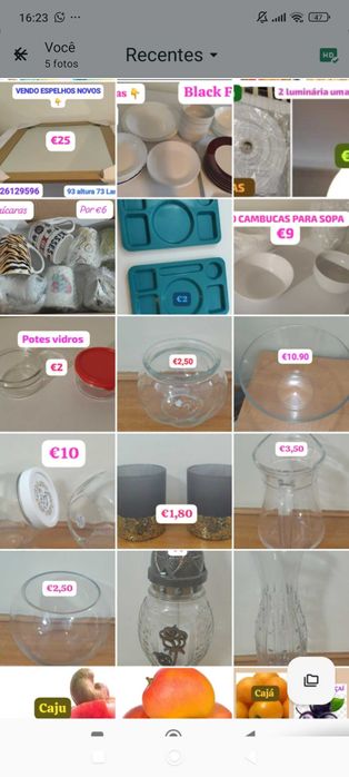 Vendo móveis e ítens para casa.