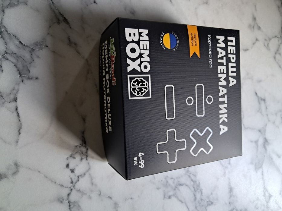 Настольная игра JoyBand MemoBox Перша математика