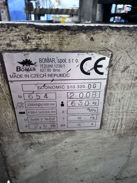 Przecinarka Taśmowa Bomar Economic 510.320 DG