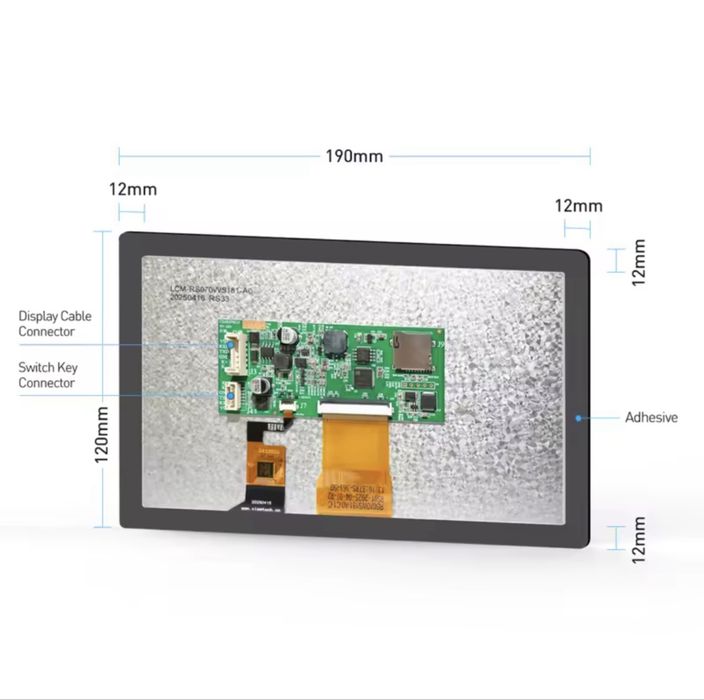 7" Smart Touch Screen TFT дисплей для JK BMS V19