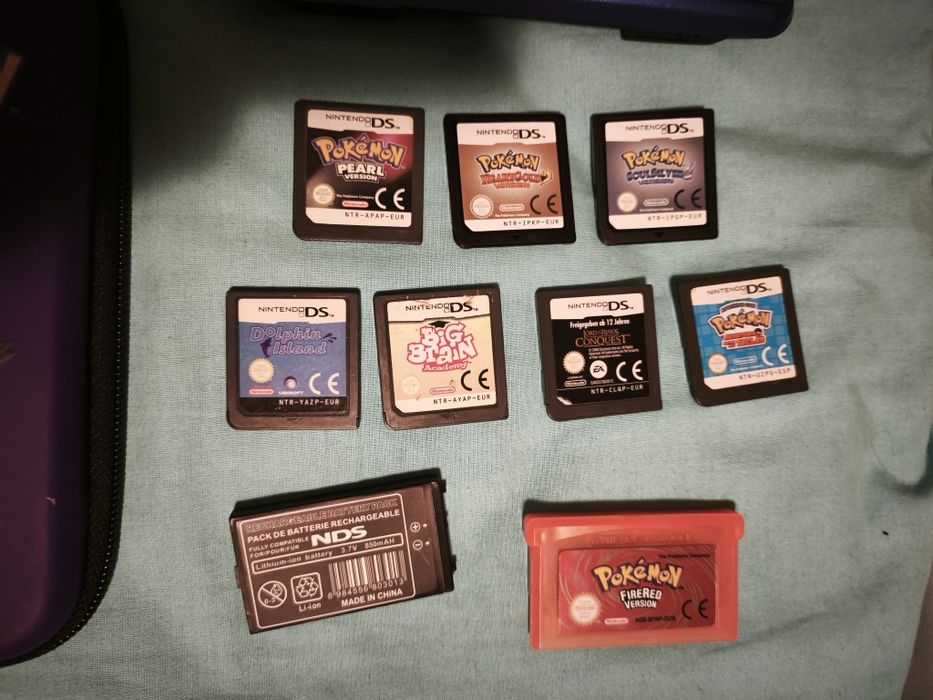 Nintendo DS Pokemon + 8 jogos