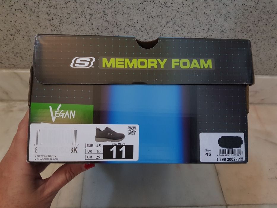 Ténis Homem SCKECHERS Cinzento T45