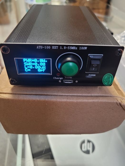 Skrzynka antenowa ATU 100 Ext wg. n7dcc usb akumulator