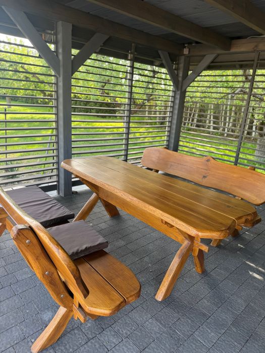 Meble ogrodowe drewniane