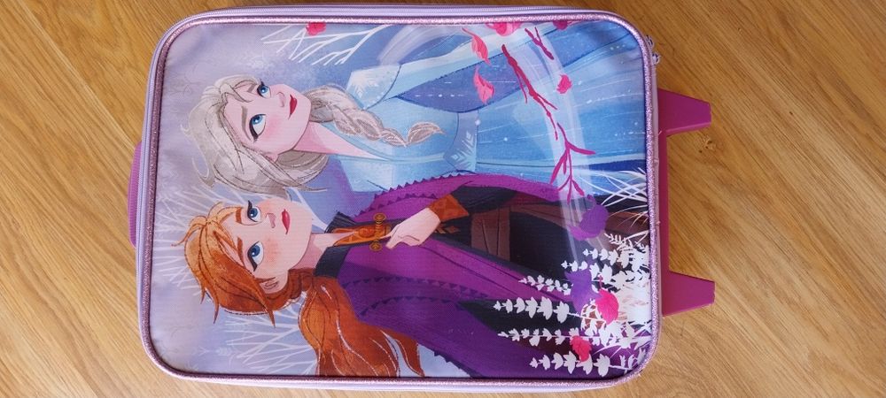 Mala de viagem de criança da Frozen + saco