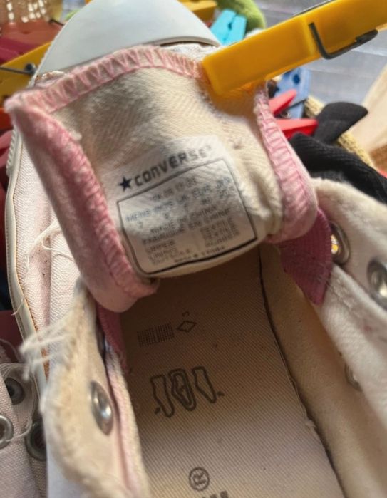 Ténis Converse AllStar rosa 40 tipo sapatilha sem atacadores