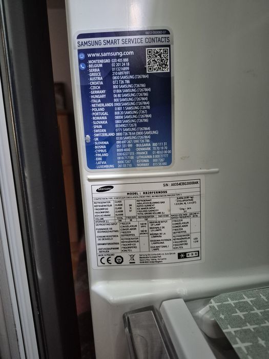 Lodówka zamrażarką Samsung