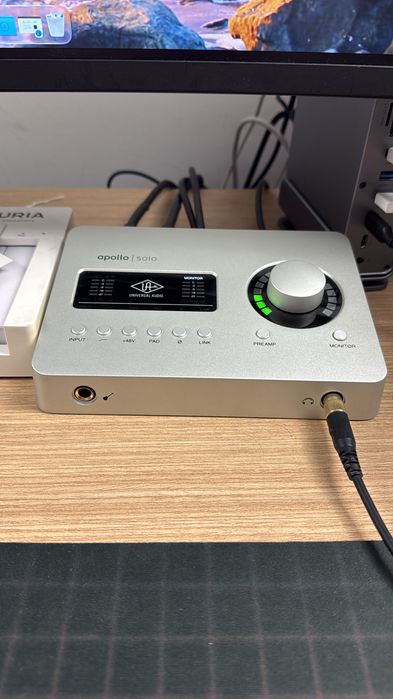 Universal Audio Apollo Solo Interface Thunderbolt Macbook