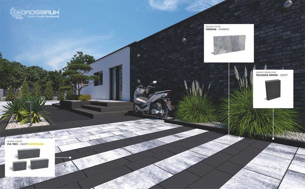 NOWOŚĆ!! palisada Impari wysokość 100cm DROGBRUK