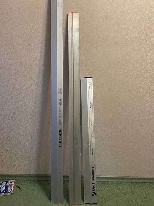 Правило строительное/штукатурное  "Трапеция" -3шт.(2м/1,5м/1м)