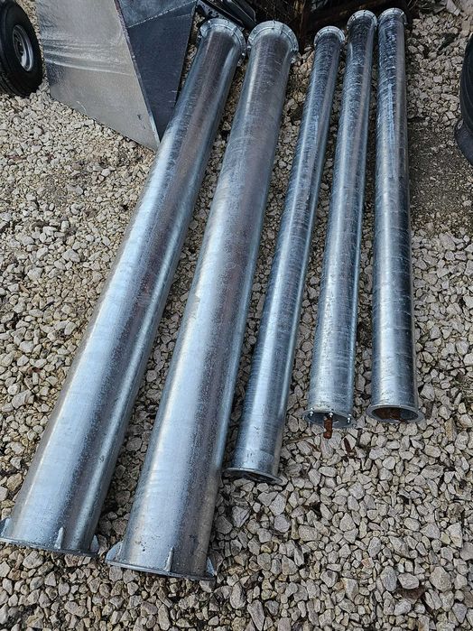 Rura ocynk silnik 3 fazowy do żmijki Podajnik zbożowy do zboża żmijka