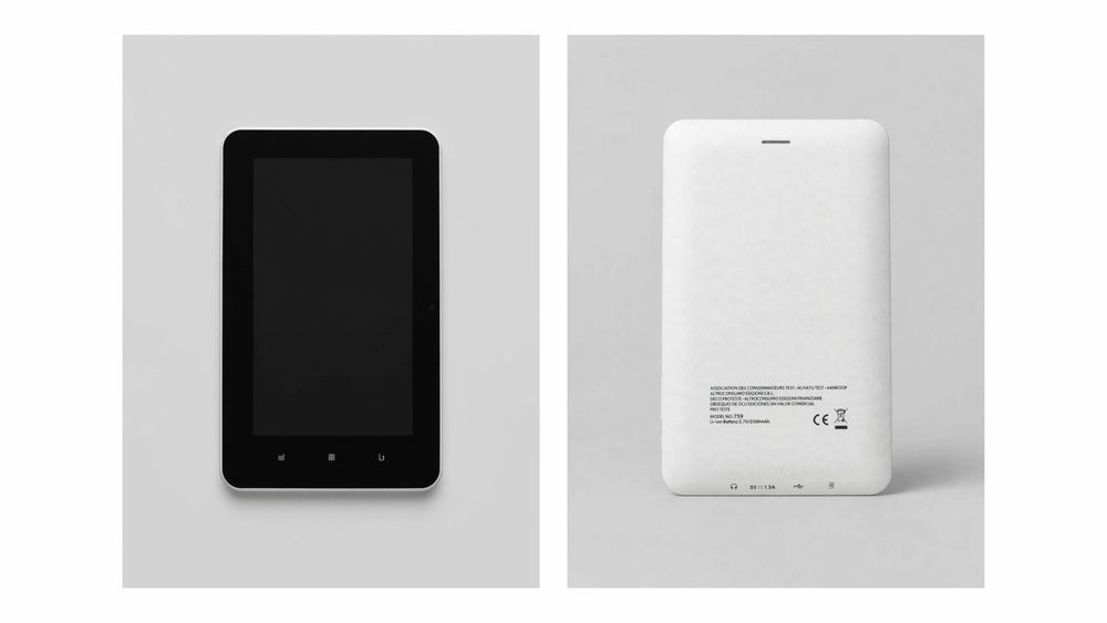 Tablet Modelo 759 da Euroconsumers