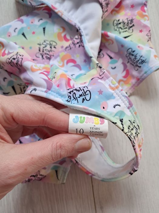 Strój kąpielowy jednorożce