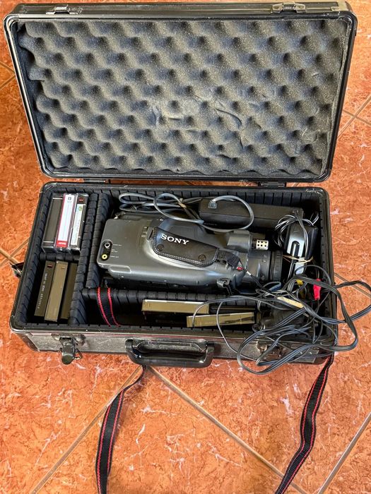 Máquina filmar, cassete de mão Sony