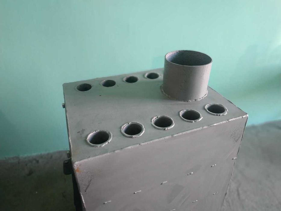 Булерьян 250  Печь дровяная, буржуйка, котел, с дожигом, конвекционная