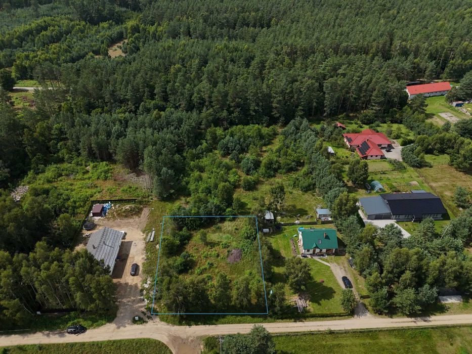Działka budowlana 1232 m² | WZ | Spokojna okolica | Dąbrówka - Widok 4