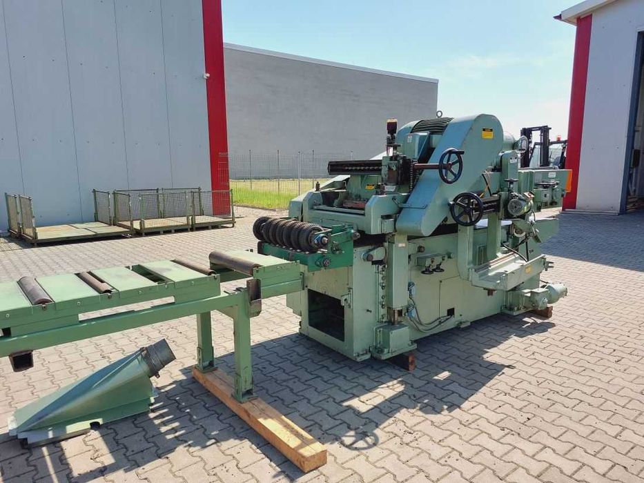 Potężna Strugarka dwustronna pod duże obciążenia ,wały spiralne