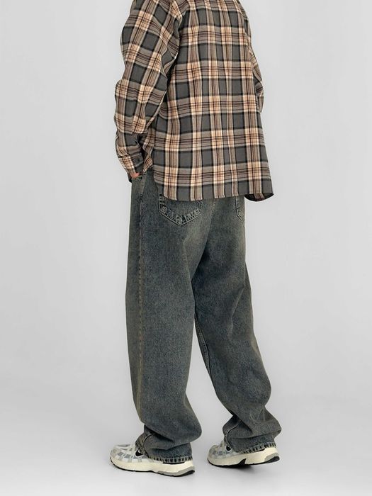 Джинси чоловічі baggy jeans, широкие джинсы мужские реп rap sk8 ск8 XS