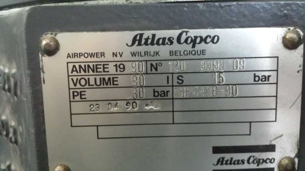 Vendo  compressor usado da marca Atlas Copco,