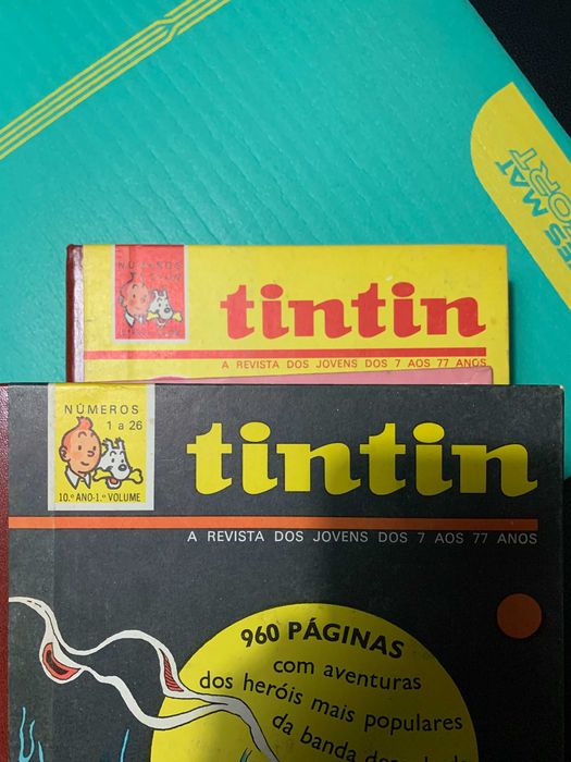 Tintin - vários volumes revistas encadernadas