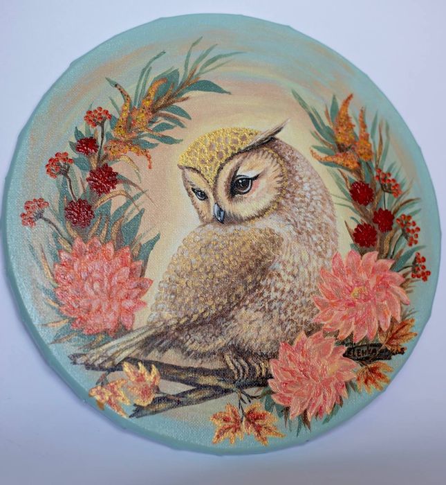 Картина "Сова" акрил