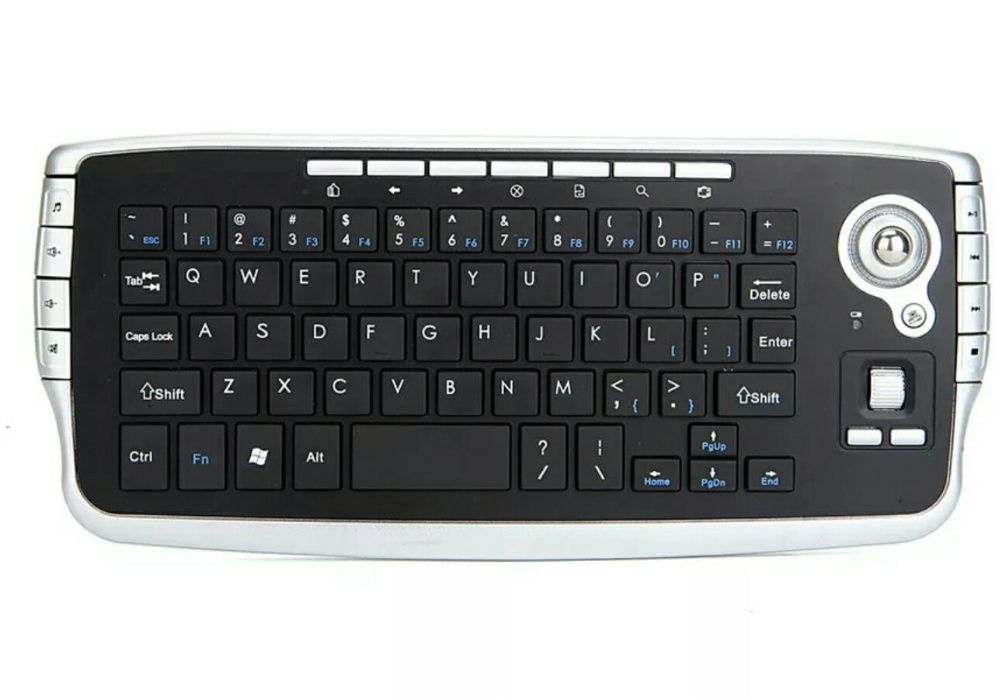 Bezprzewodowa klawiatura z trackballem do gier,smart tv,win,androidw