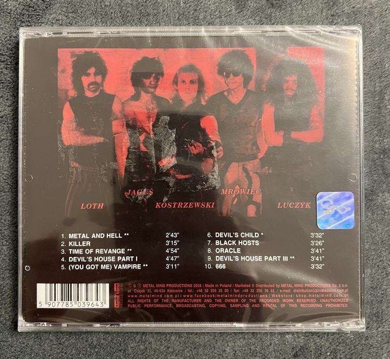 KAT ,, Metal And Hell " nowa plyta Cd