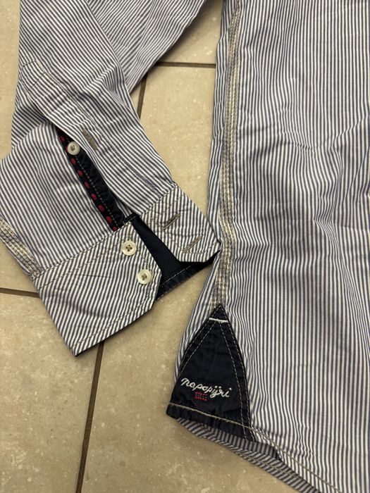 Napapijri extra koszula w kratkę XXL 100% bawełna,jak nowa, naszywki