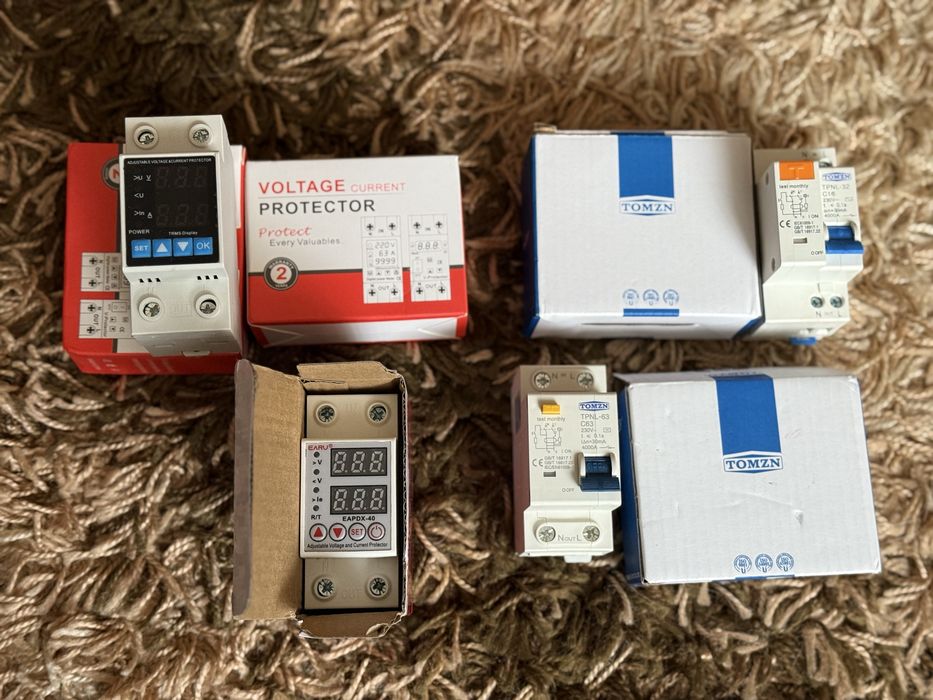 реле напруги УЗО