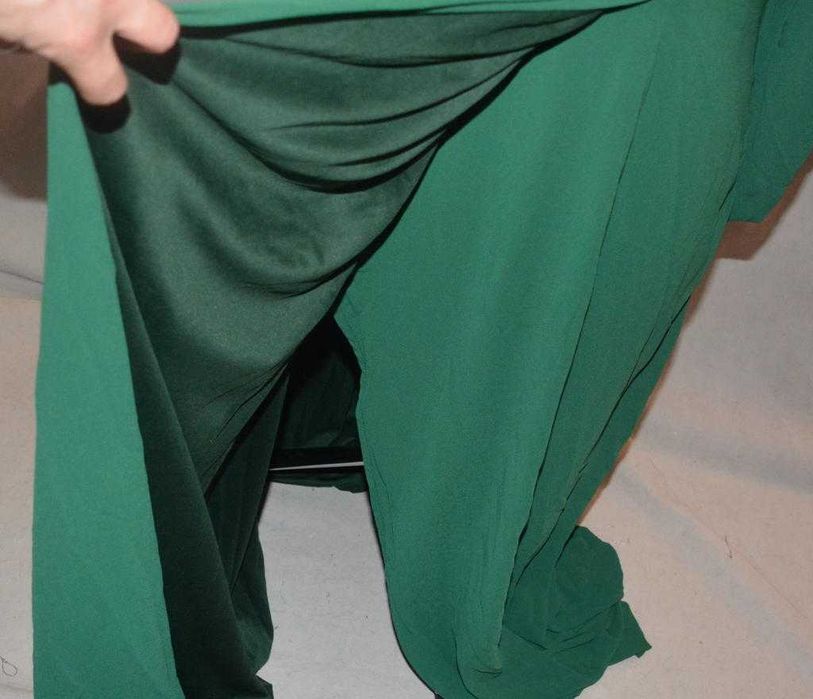 Zwiewna sukienka z odpadającymi rękawkami Shein 4XL