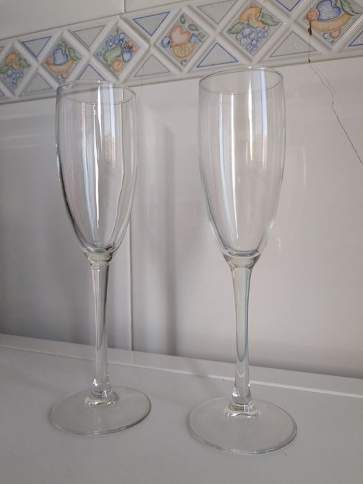 10 copos flute espumante