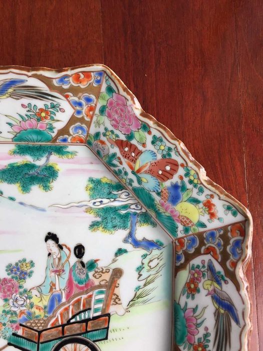 SALDOS -- Prato grande 28 cm  Companhia das Indias -- MANDARIN