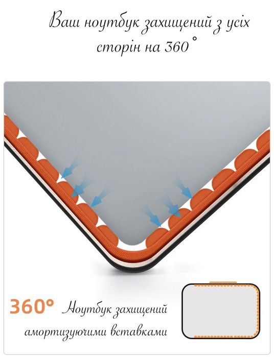 Протиударная сумка для ноутбука макбук MacBook Pro/Air 13/14/15/16/17