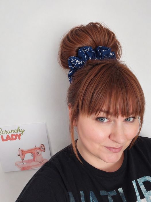 Scrunchy z wiskozy