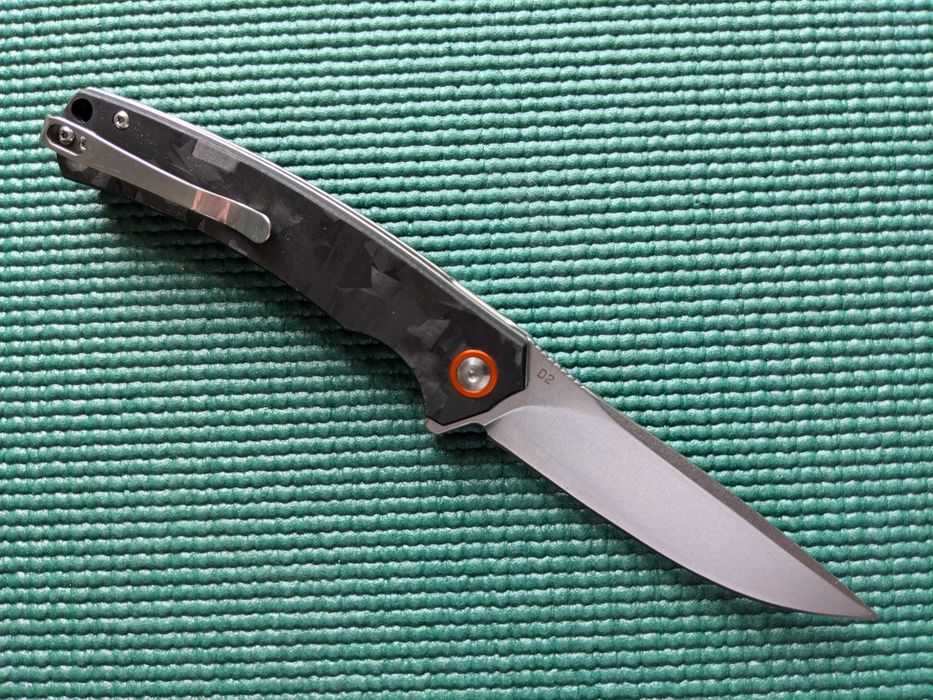 Нож TunaFire GT964. Carbon. D2 steel. складной нож. ніж складний