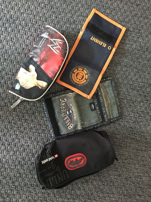 Lote 2 estojos + 2 carteiras