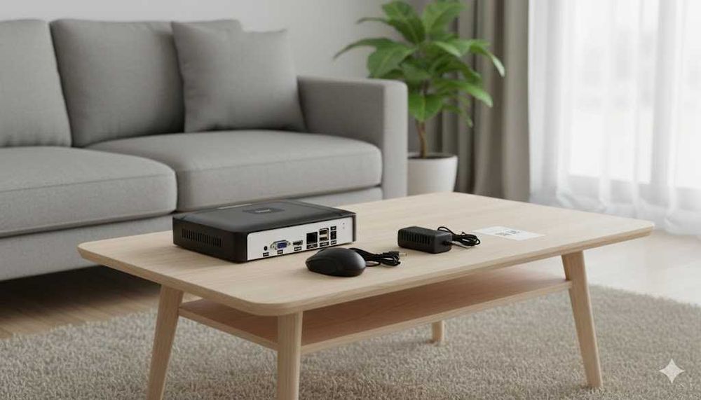 NVR gravador » 8 Câmaras FullHD » Entrada para PEN e cartão MicroSD