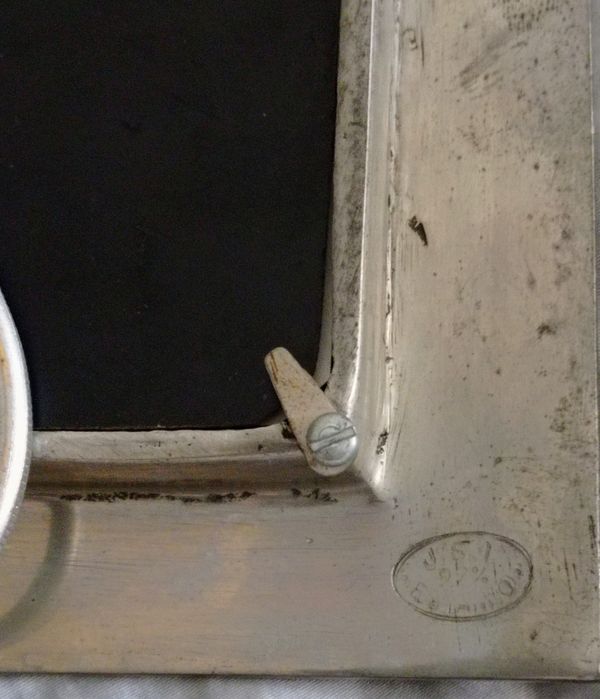 Par de molduras de estanho puro