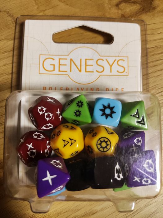 Kości genesys RPG, Nowe