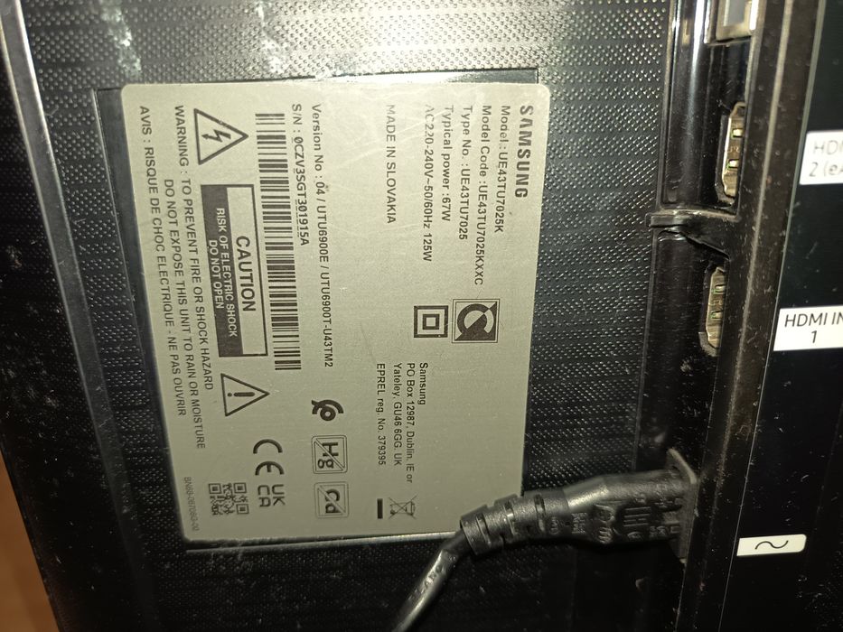 TV LCD Samsung para peças