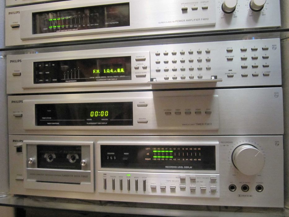PHILIPS F-610 HI-FI – ЕЛІТАРНА Аудіостема «Pearl Philips» Super Class AB