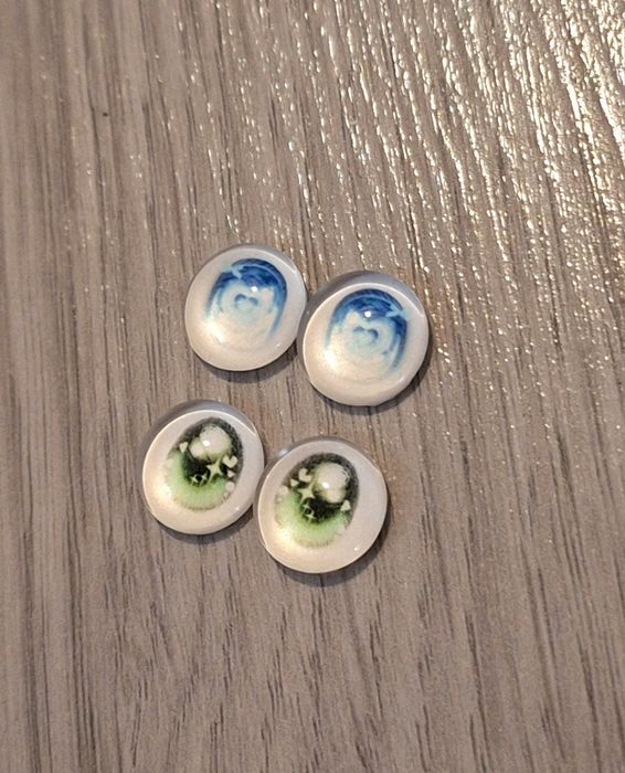 Nowe oczy dla lalki 12mm różne kolory bjd