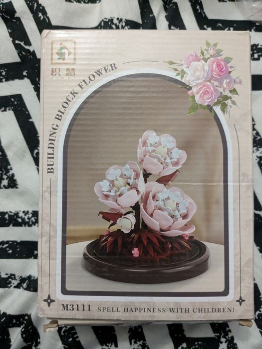 Mini klocki kwiaty repliki LEGO