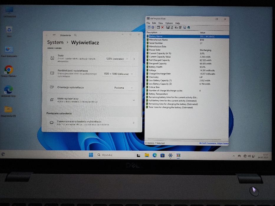 Dell latitude 5511  i7-10850H/16GB/512SSD/FHD/Nvidia MX 250/Bat.Excell