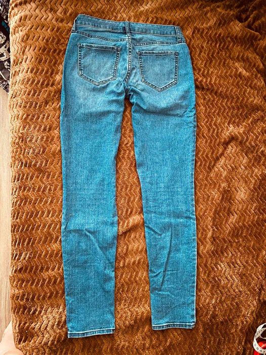 Скінні джинси облягаючі слім середня посадка вузькі стрейчові тягнутьс