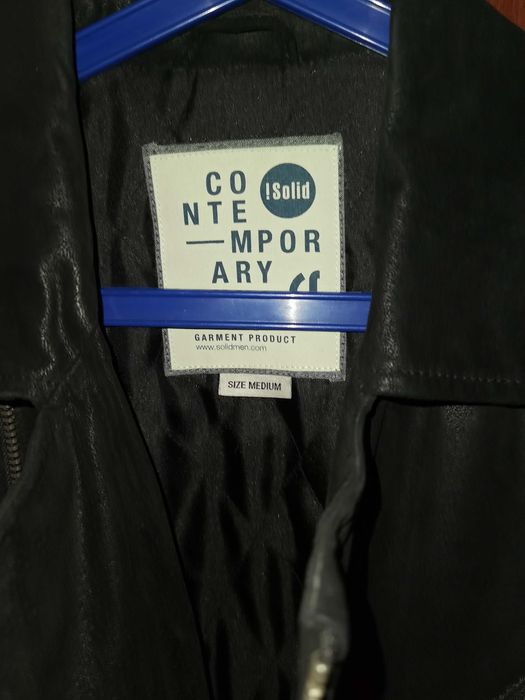 Kurtka męska ramoneska skórzana M