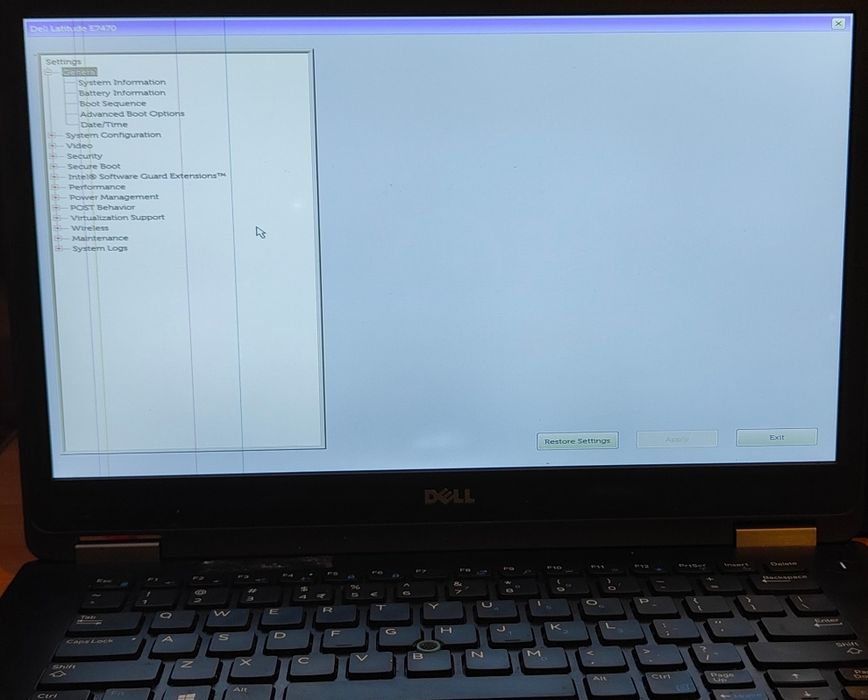 Laptop Dell latitude E7470